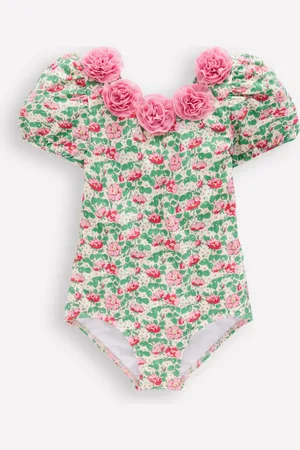 Boden Joli maillot de bain à dos échancré- sauvage craie