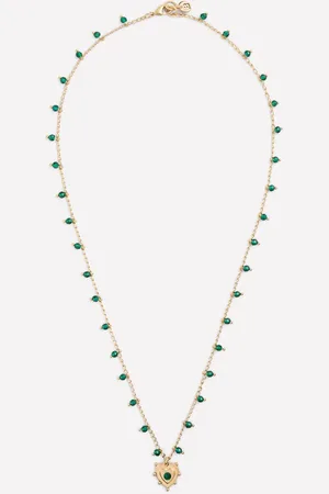 Boden Collier avec pendentif à superposer-Cœur vert