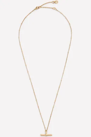 Boden Collier avec pendentif fin en T-Aquamarine Bunny