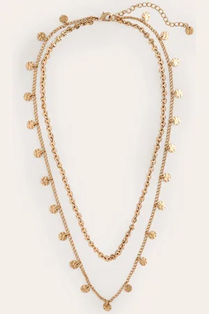 Boden Collier martelé et superposé à disques-Aquamarine Bunny