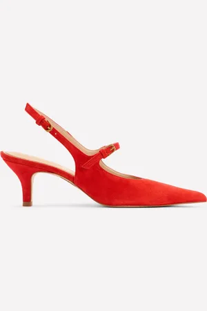Boden Mary Janes mit Slingback-Absatz-Briefkastenrot