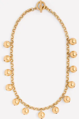 Boden Collier chaîne à perles dorées-Aquamarine Bunny