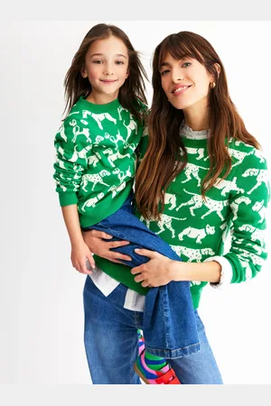 Boden Pull fantaisie-Chiens vert printemps