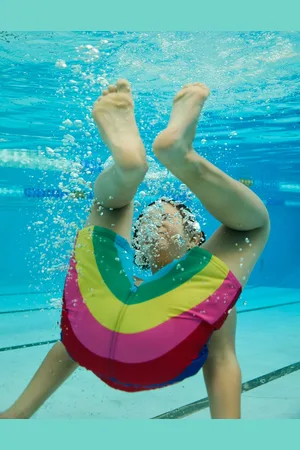 Boden Short de bain-Arc-en-ciel