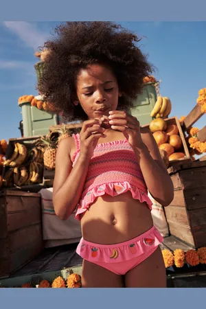 Boden Joli bikini à basque-Fruits rose