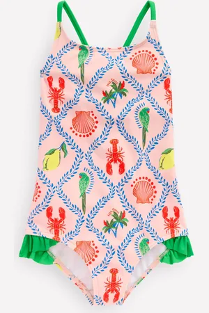 Boden Joli maillot de bain croisé dans le dos-Imprimé tropical rose craie