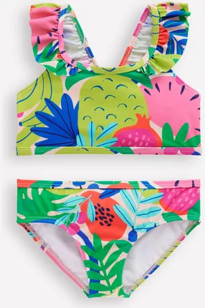 Boden Bikini à bretelles volantées-Fruit tropical multi