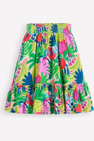 Boden Jupe midi en jersey-Fruit tropical multi