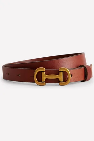 Boden Ceinture fine Iris à mors-Fauve