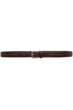 Boglioli Ceinture En 100 % Cuir Véritable