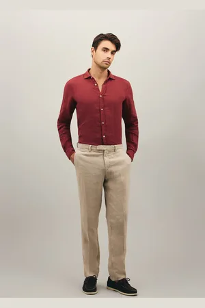 Boglioli Pantalon Chino Fuselé En Lin