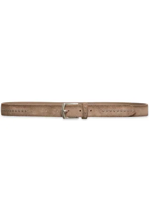 Boglioli Ceinture En 100 % Cuir Velours