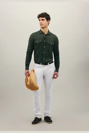 Boglioli Chemise De Cow-boy En Lin