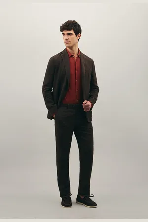 Boglioli Pantalon Chino Fuselé En Lin