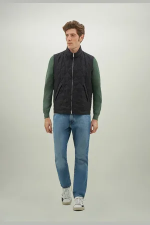 Boglioli Gilet En Lin Matelassé