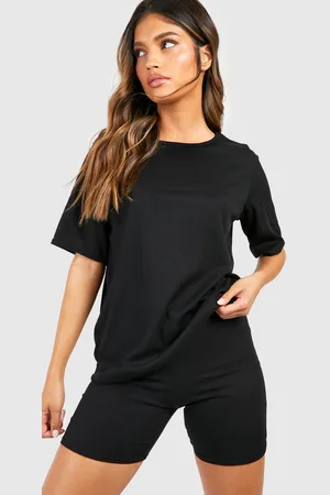 Boohoo Ensemble Avec T,Shirt Oversize Et Short Cycliste