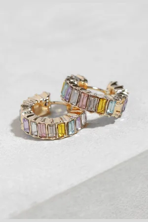 Boohoo Créoles Strassées Arc,En