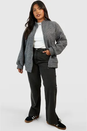 Boohoo Grande Taille,Jean Droit Basique Taille Haute