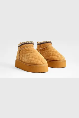 Boohoo Bottines Matelassées À Mini Plateformes