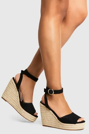 Boohoo Sandales Compensées À Bout Ouvert