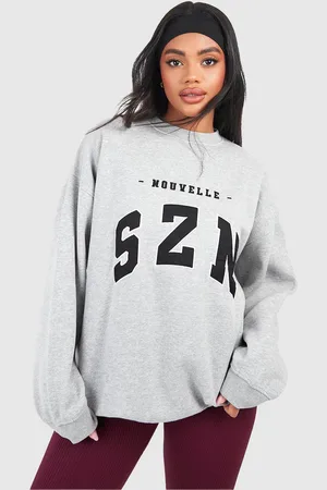 Boohoo Sweat Oversize À Écussons