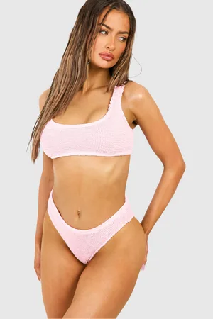 Boohoo Haut De Maillot Plissé Premium