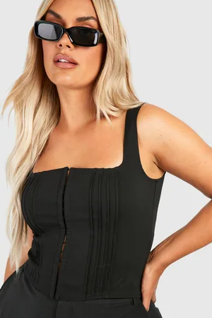 Boohoo Grande Taille,Corset À Agrafes