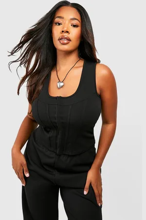Boohoo Grande Taille,Corset À Agrafes