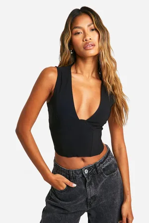 Boohoo Corset À Décolleté Plongeant