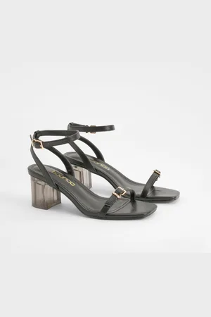 Boohoo Sandales Transparentes À Talon Et Boucle