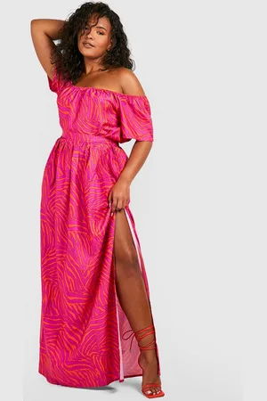 Boohoo Grande Taille,Ensemble Zébré Avec Jupe
