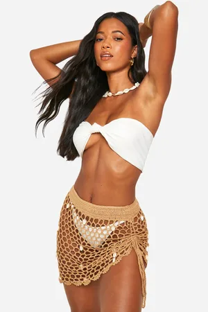 Boohoo Mini,Jupe De Plage En Crochet À Ornements Coquillages