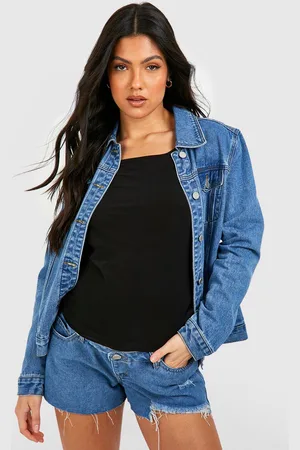 Boohoo Maternité,Short De Grossesse En Jean