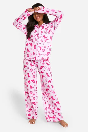 Boohoo "Petite",Ensemble De Pyjama À Imprimé Cowgirl