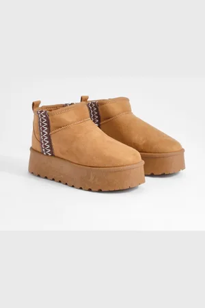 Boohoo Bottines Confort À Broderies