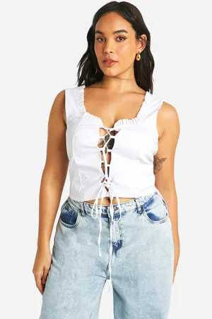 Boohoo Grande Taille,Corset À Lacets