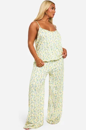 Boohoo Grande Taille,Ensemble De Pyjama Fleuri