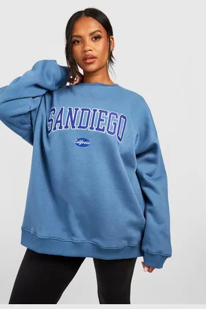 Boohoo Grande Taille,Sweat Oversize À Écusson San Diego