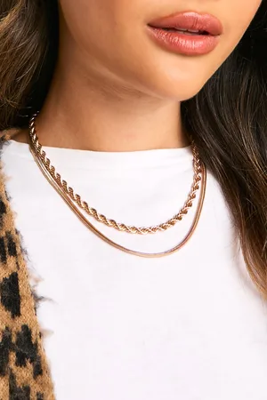 Boohoo Collier En Corde À Double Chaîne