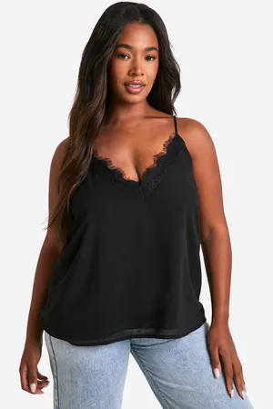 Boohoo Grande Taille,Caraco À Empiècement En Dentelle