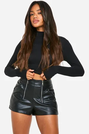 Boohoo Short Zippé Taille Haute