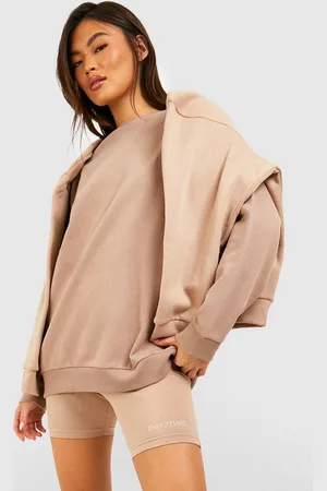 Boohoo Ensemble Avec Sweat Oversize Et Short Cycliste