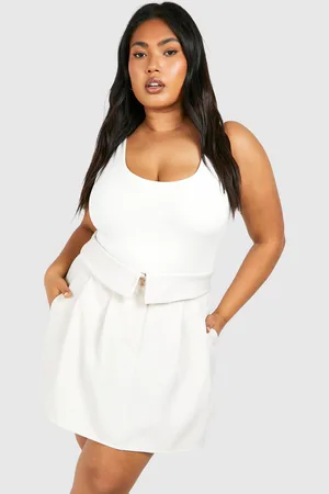 Boohoo Grande Taille,Jupe De Tennis Plissée