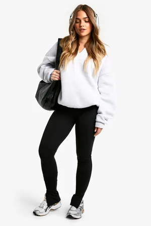 Boohoo "Petite",Lot De 3 Leggings Taille Haute En Coton