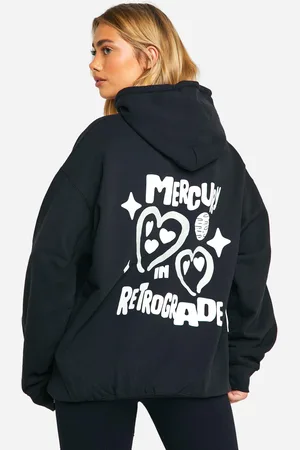 Boohoo Sweat À Capuche Oversize À Imprimé Dsgn Studio