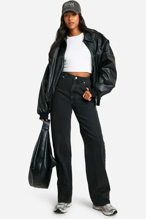 Boohoo "Tall",Jean Boyfriend Basique Taille Haute