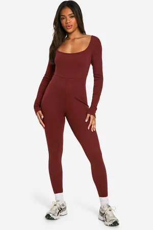 Boohoo Combishort Basique À Manches Longues