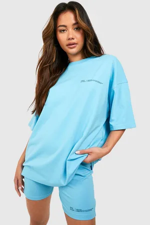 Boohoo Ensemble Avec T,Shirt Oversize Et Short Cycliste