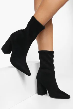 Boohoo Bottines Pointues Montantes