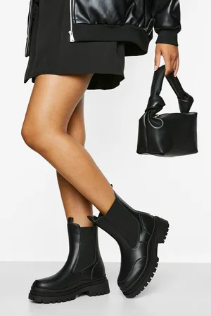 Boohoo Bottes Chelsea À Plateforme